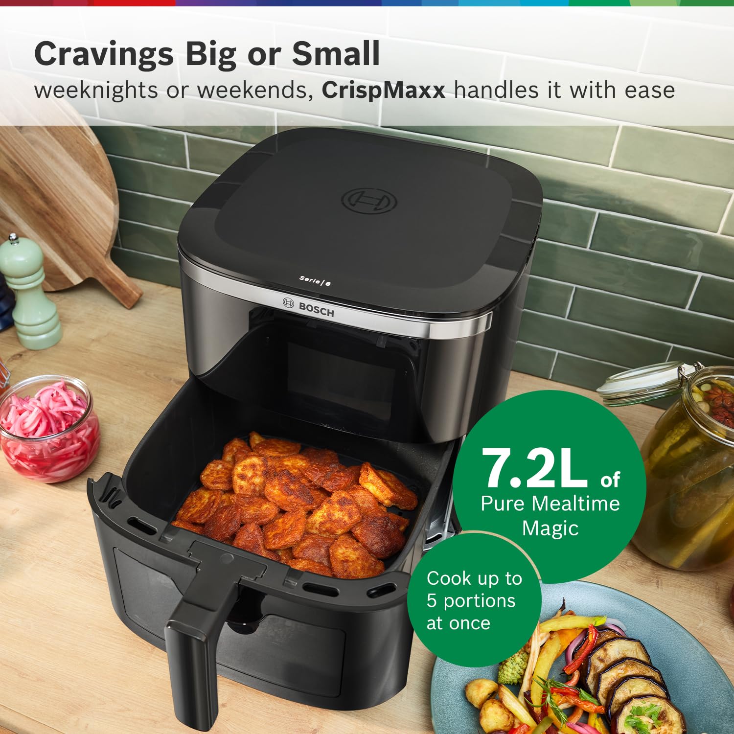 BOSCH AIR FRYER MAF671B5IN 7.2 LTRS BOSCH