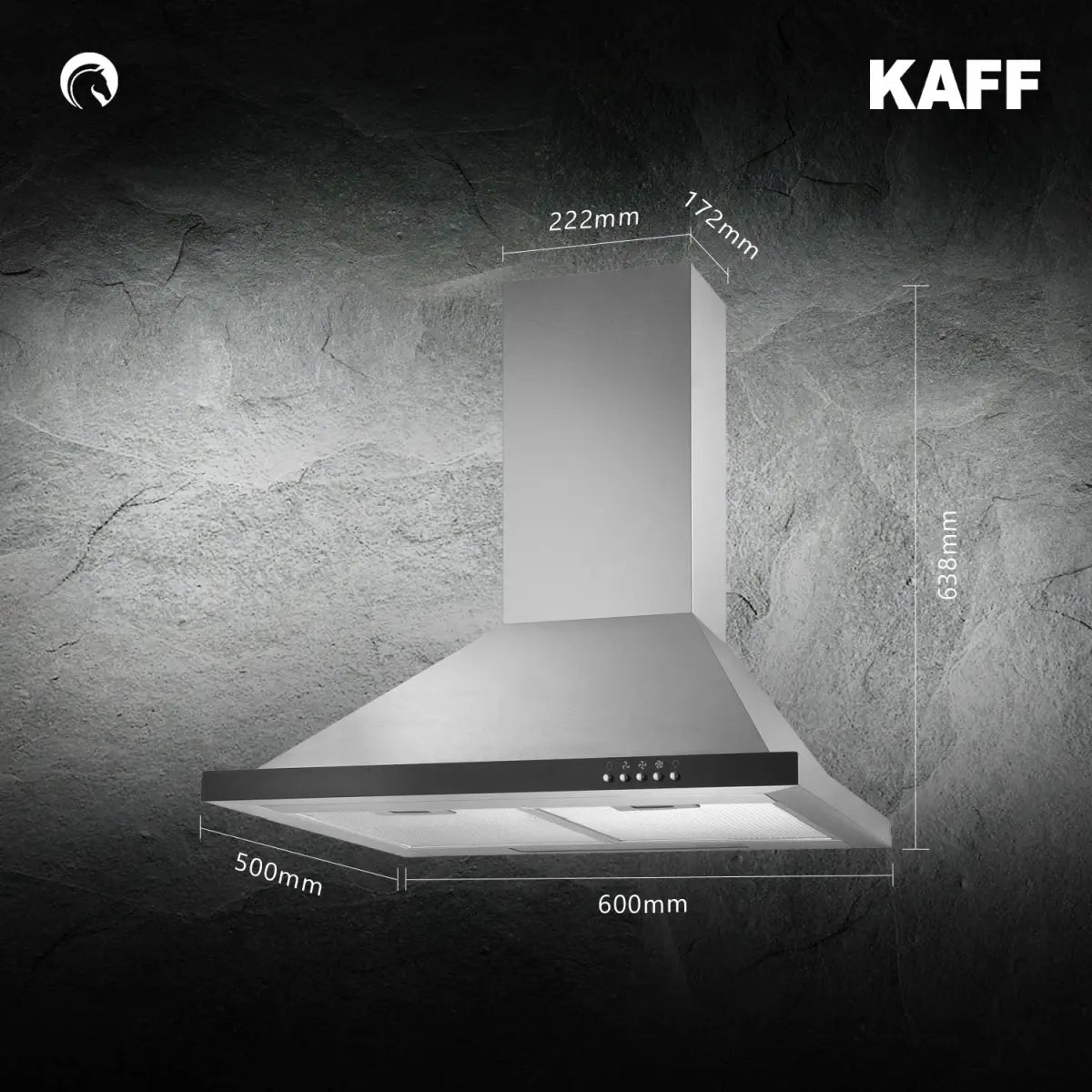 KAFF CHIMNEY RAY 60 60 CM KAFF