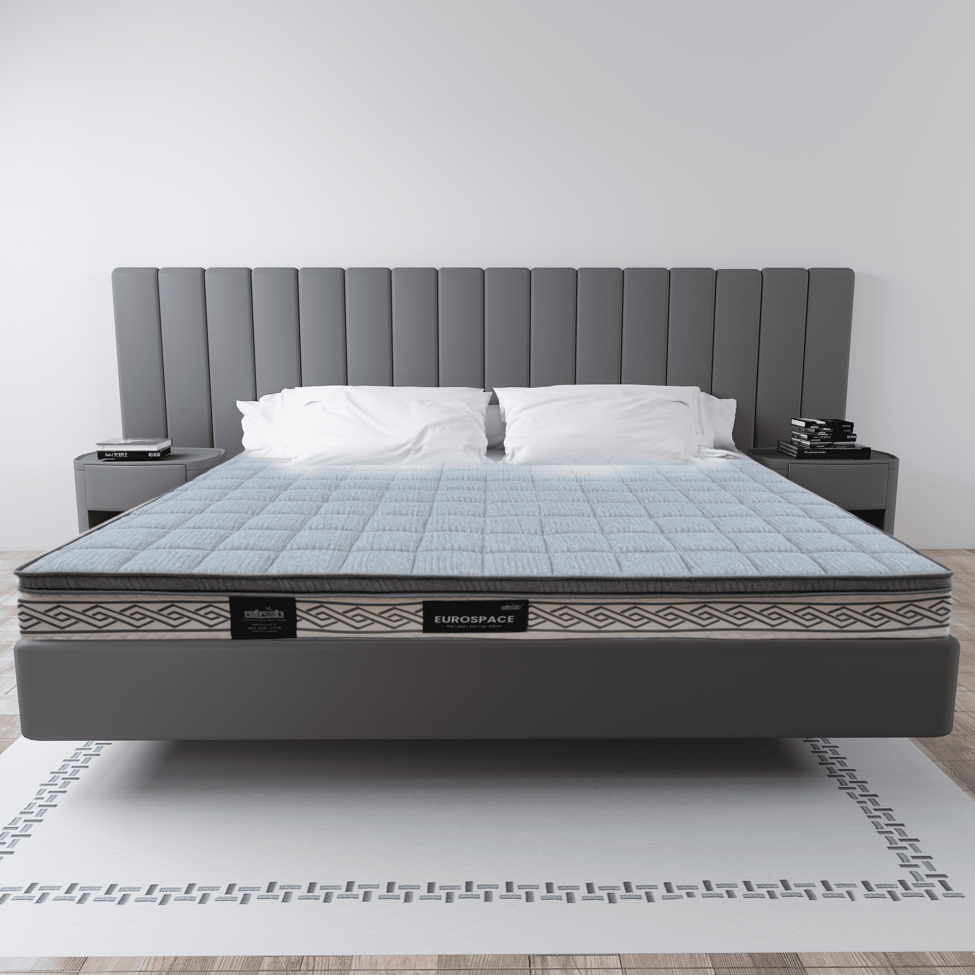 ARENA EUROSPACE HD Foam 8 Inch Queen Size Mattress 78 x 60 x 8 Inch ARENA
