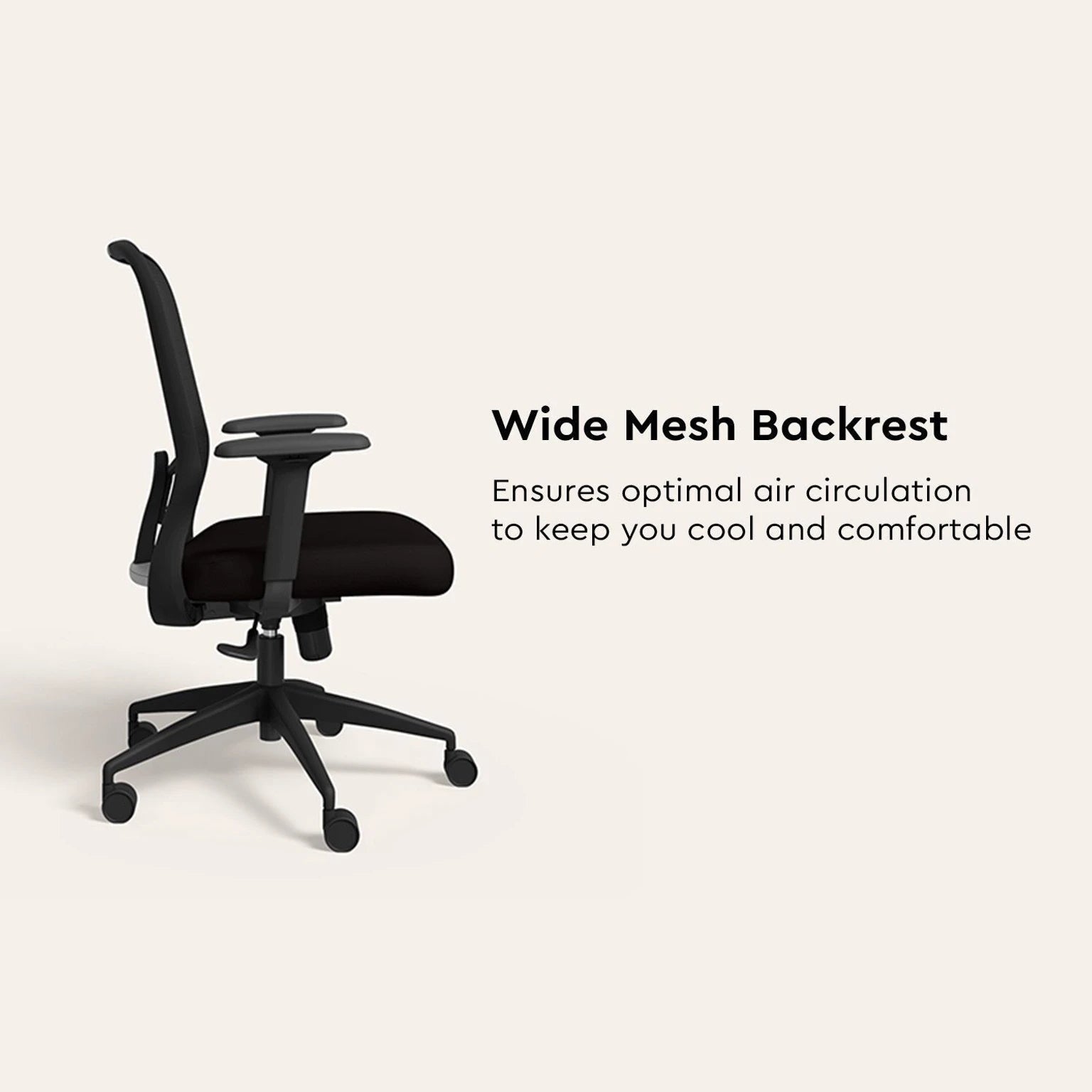 GODREJ THRILL MESH BLACK BODY BLACK INK GODREJ