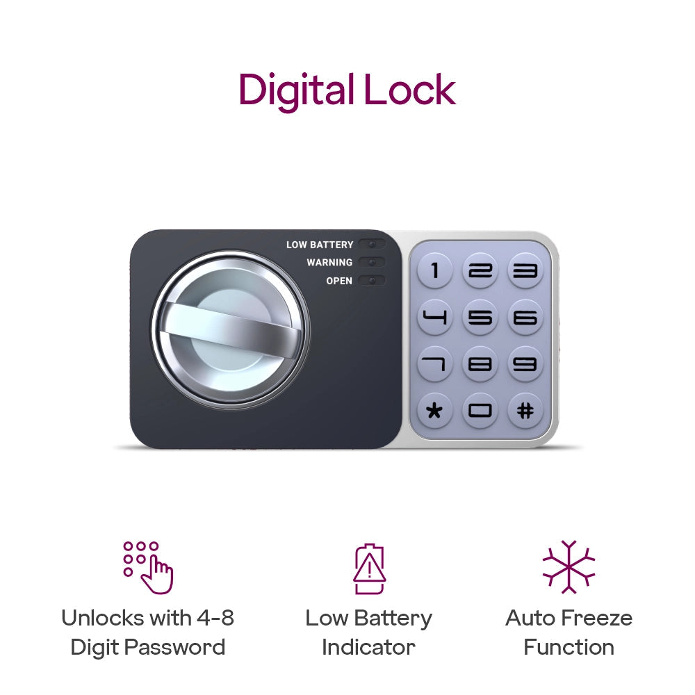 GODREJ DOMESTIC SAFE  DREAM BOX PINK  GS4.5L EL GODREJ