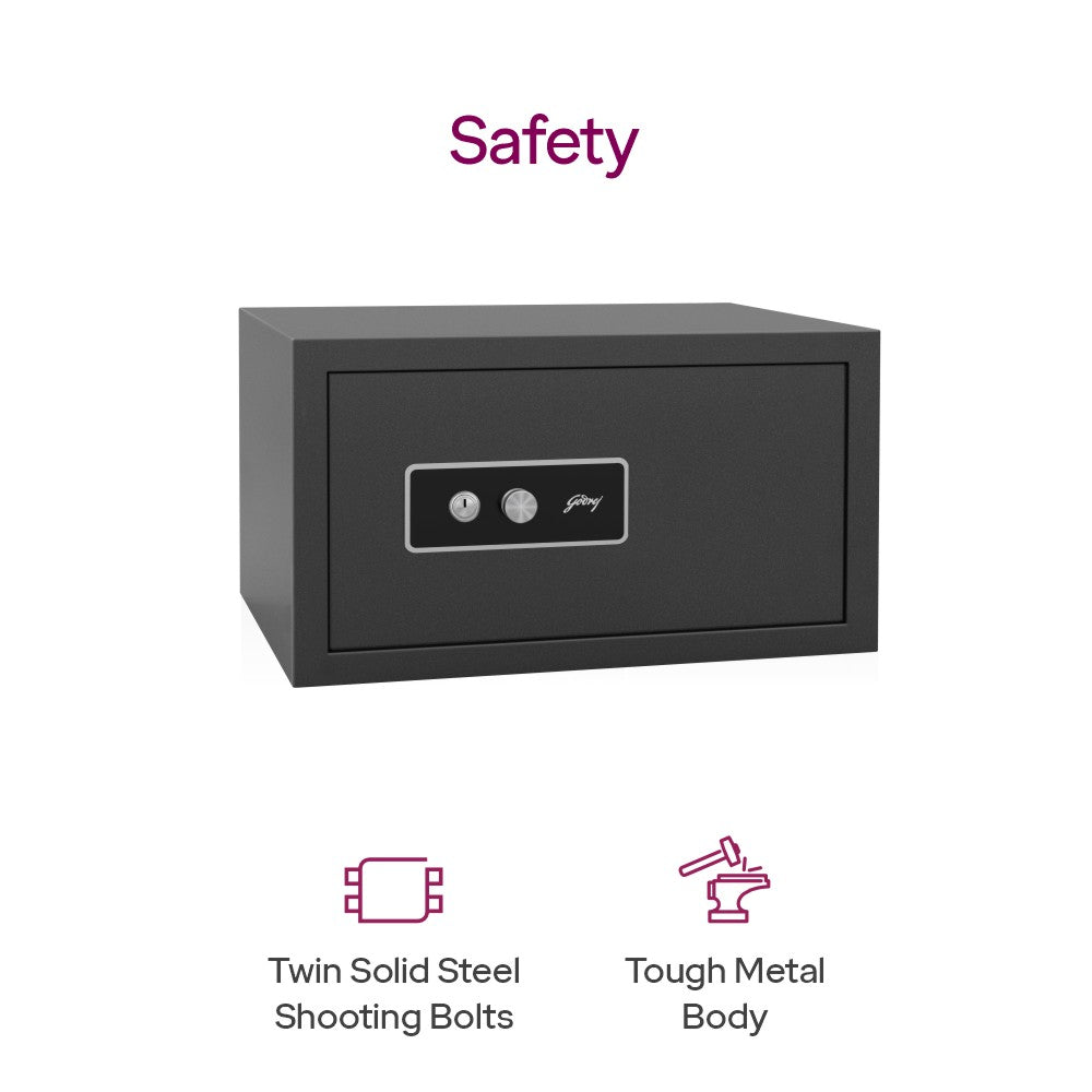 GODREJ DOMESTIC SAFE  HOME LOCKER 33L KL EBONY GODREJ