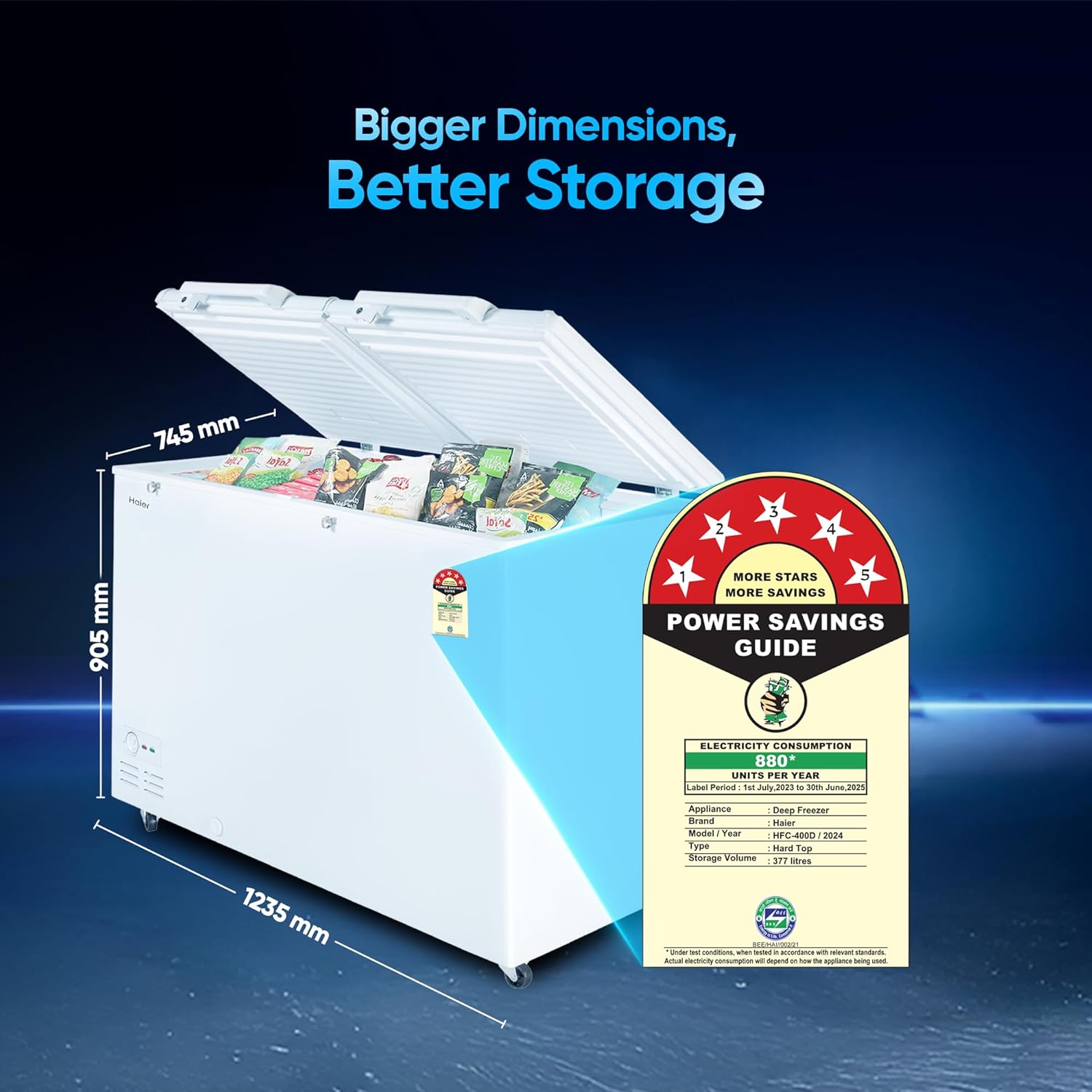 HAIER DEEP FREEZER HFC-400DM5 CMM Arena Retails Pvt Ltd