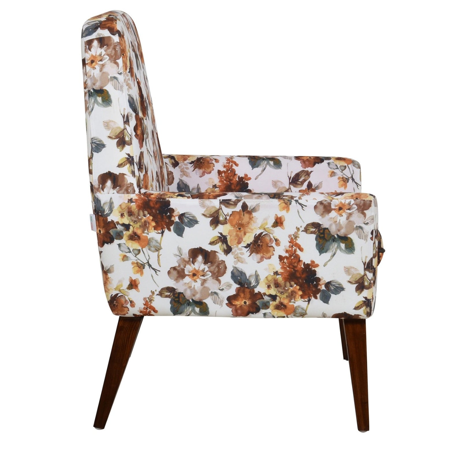 ARENA LUGO Single Seater Lounge Chair Fabric (Brown)