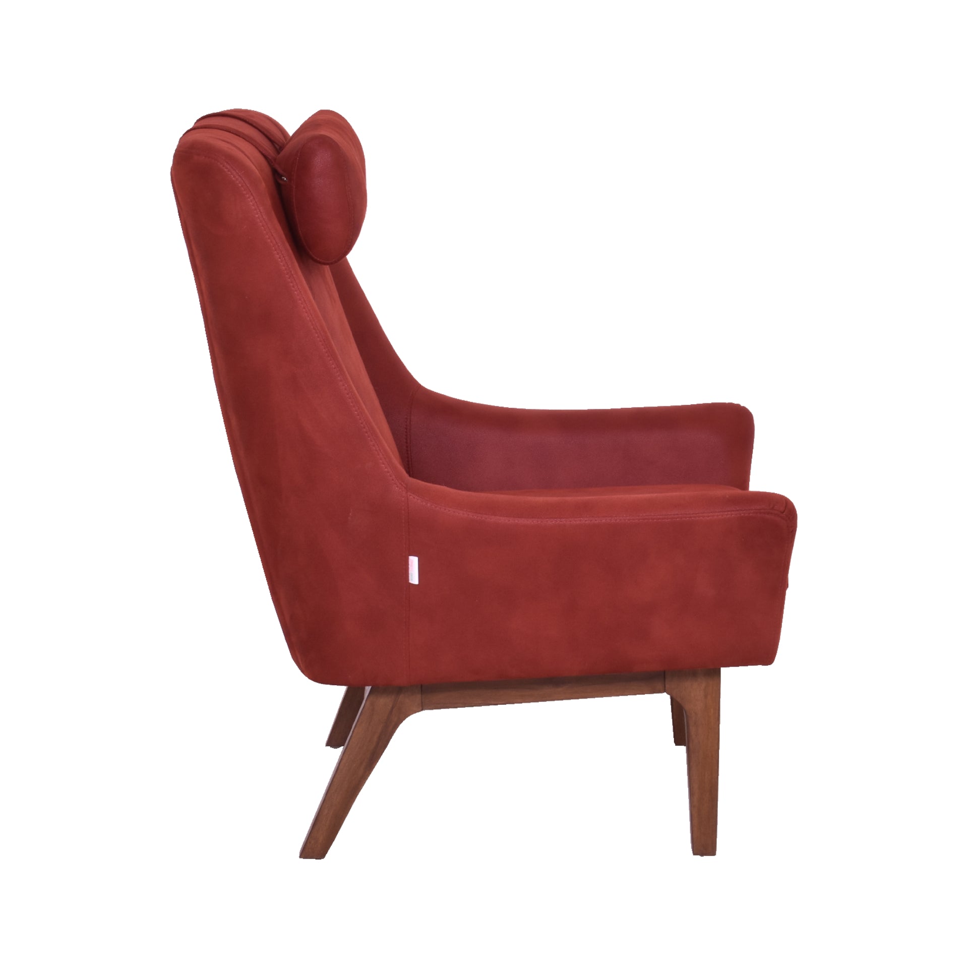 ARENA DERBY Single Seater Lounger Chair Polyester  (Rust)