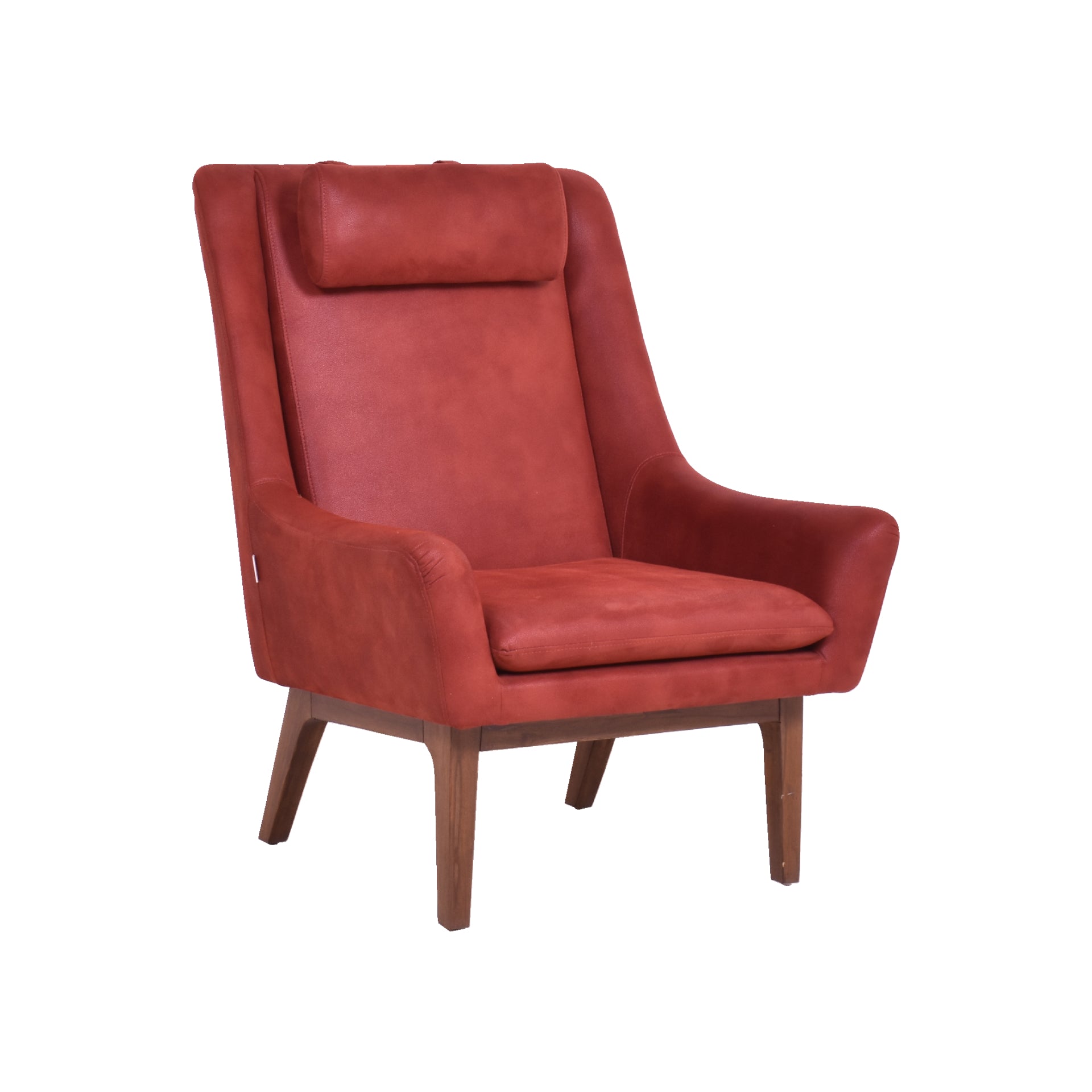 ARENA DERBY Single Seater Lounger Chair Polyester  (Rust)