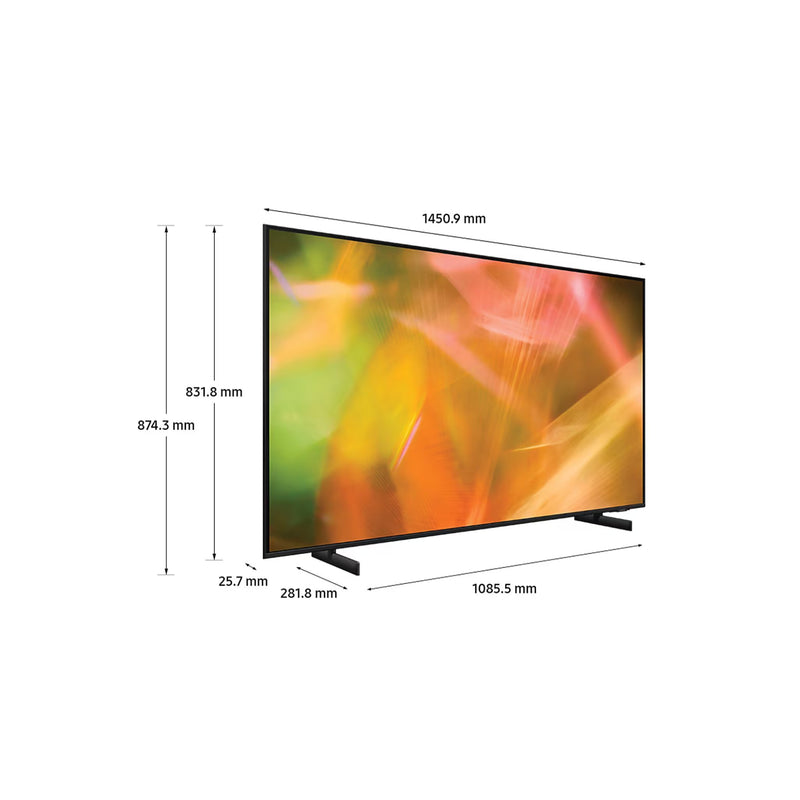 SAMSUNG 65 Inch Ultra HD (4K) LED Television (UA65AU8000) | Dynamic Crystal Display and HDR