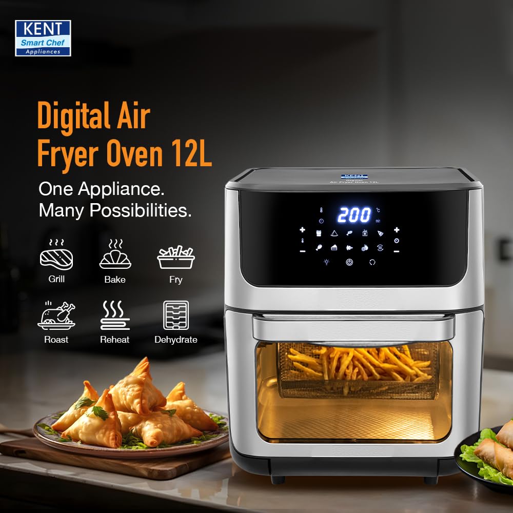 KENT AIR FRYER DIGITAL 12 LTRS  1700 W KENT
