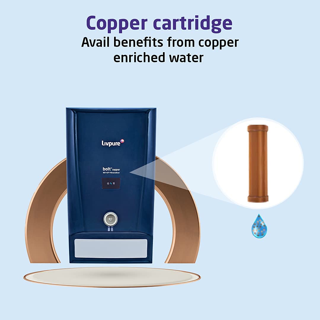 LIVPURE WATER PURIFIER NORMAL BOLT UV+UF+ COPPER CMM Arena Retails Pvt Ltd