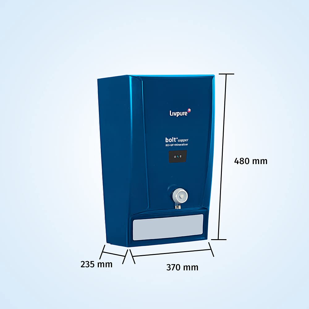 LIVPURE WATER PURIFIER NORMAL BOLT UV+UF+ COPPER CMM Arena Retails Pvt Ltd