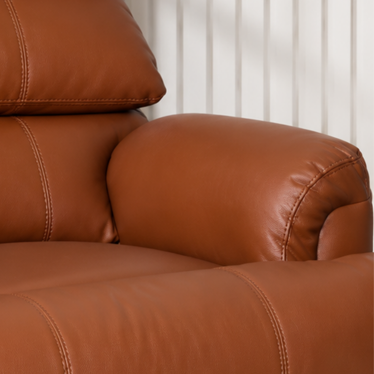 ARENA COMFY Single Seater Manual Recliner Comfy Brown ARENA