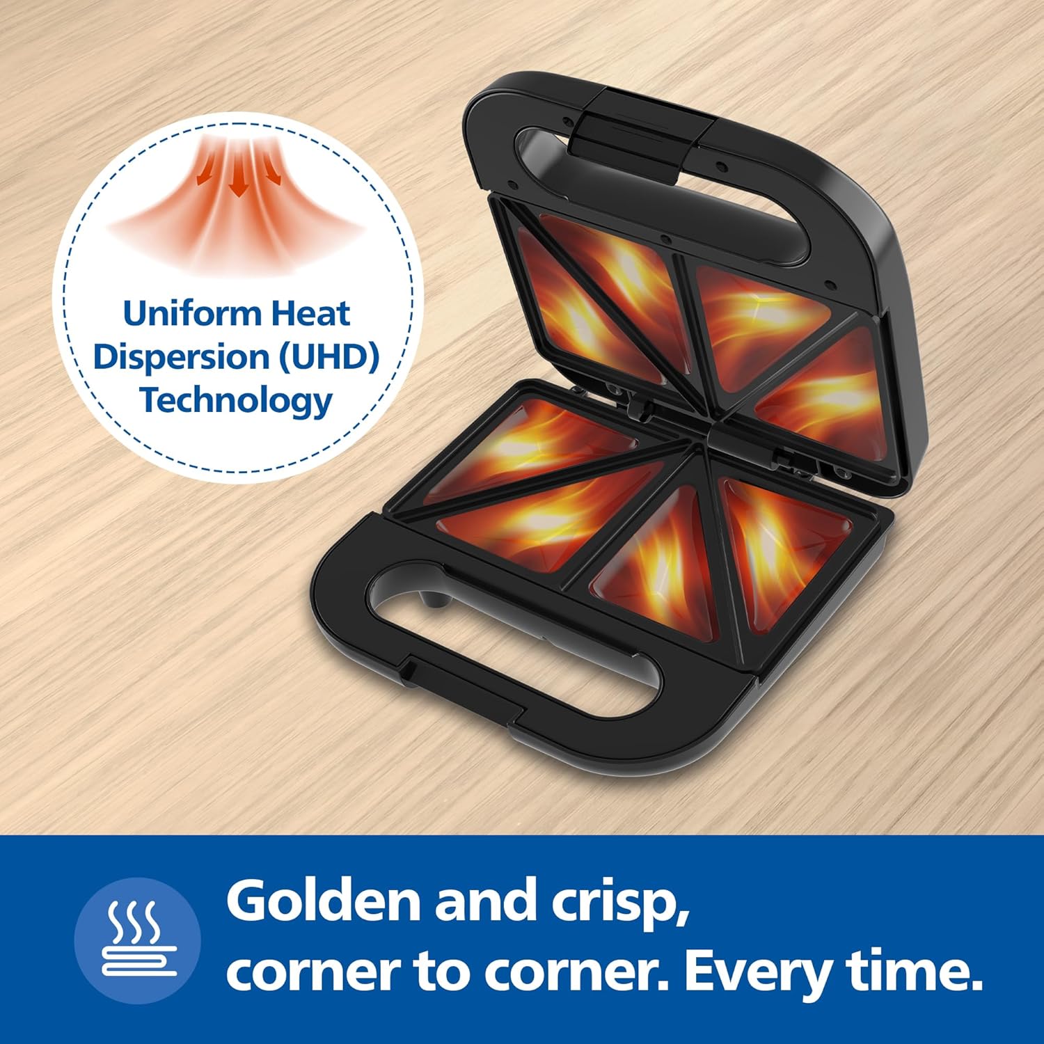 PHILIPS SANDWICH MAKER HD3000/80 IN PHILIPS