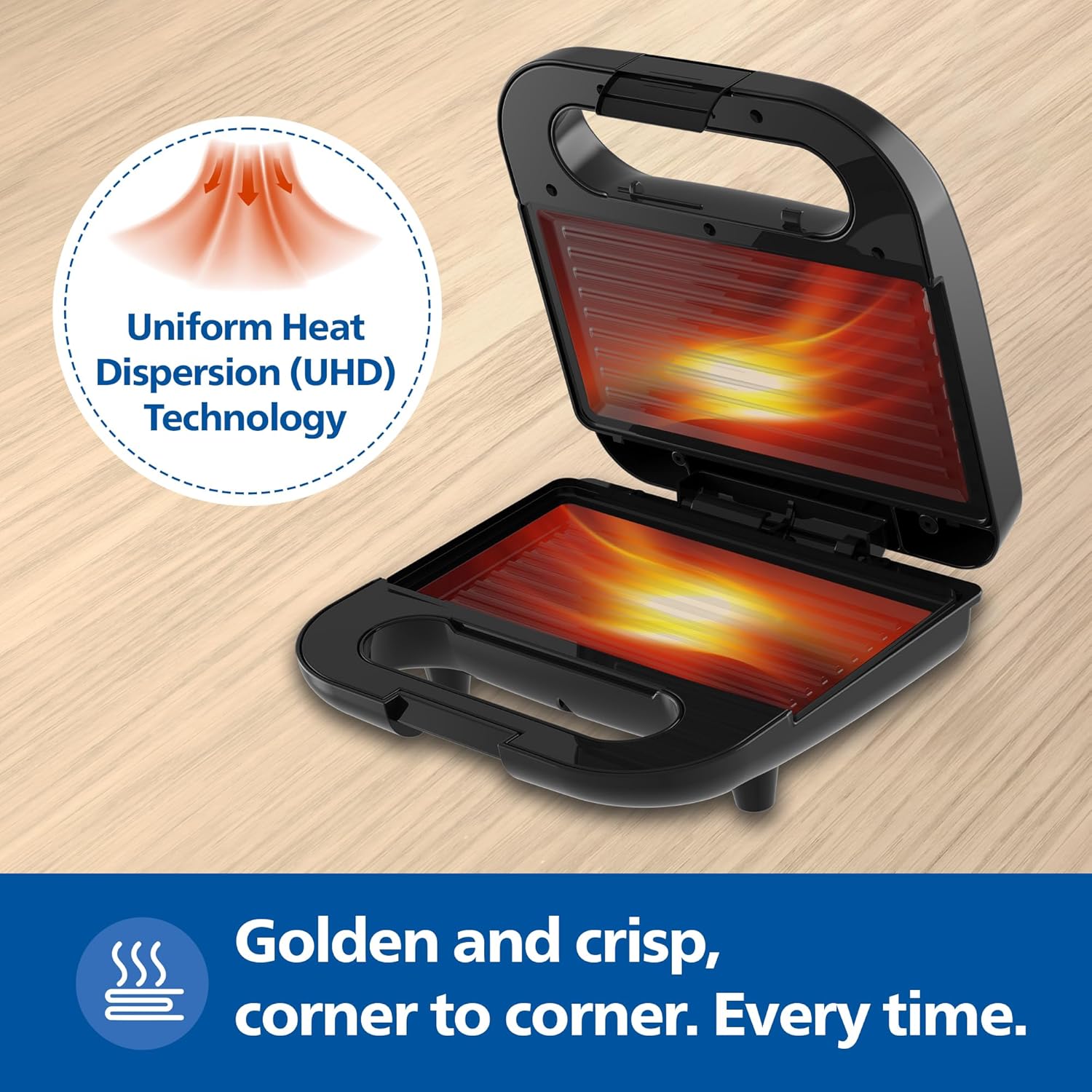 PHILIPS SANDWICH MAKER HD3010/80 IN PHILIPS