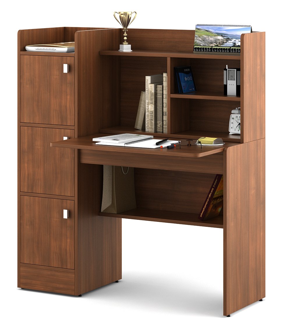 SPACEWOOD STUDY TABLE WINNER HOME DEALER - WALNUT RIGATO WOODPOR SPACEWOOD