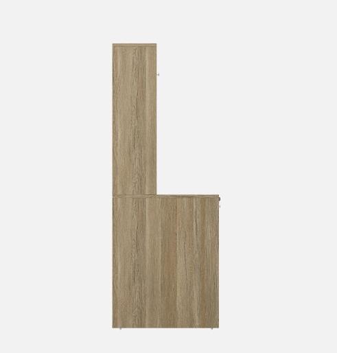 SW STUDY TABLE NESTER SEBASTIAN OAK 900X600X1600 SPACEWOOD
