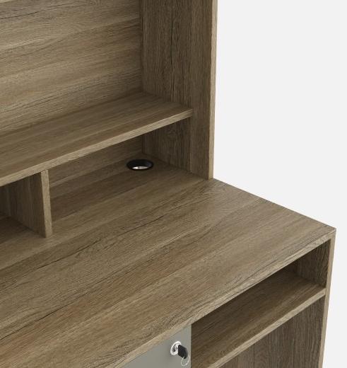 SW STUDY TABLE NESTER SEBASTIAN OAK 900X600X1600 SPACEWOOD