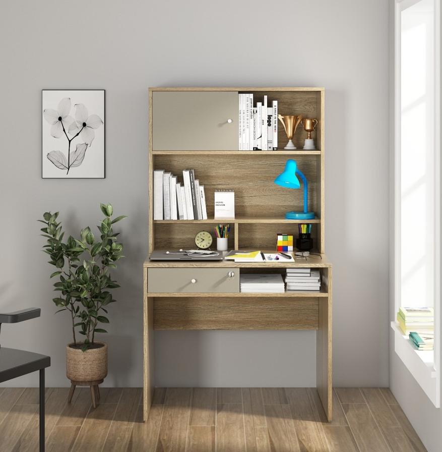 SW STUDY TABLE NESTER SEBASTIAN OAK 900X600X1600 SPACEWOOD