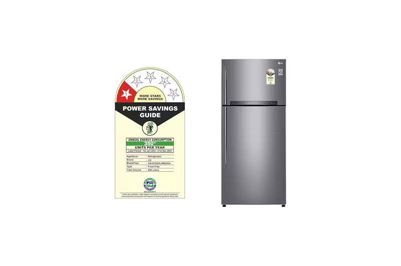 LG REFRIGERATOR-FF-DD  GN-H702HLHM  PLATINUM SILVER 506 LTRS LG