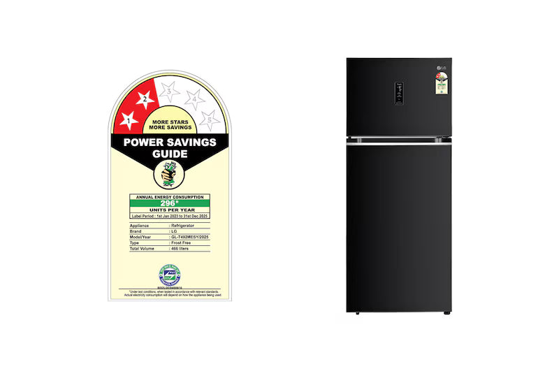 LG REFRIGERATOR-FF-DD  GL-T492MESY  EBONY SHEEN 466 LTRS LG