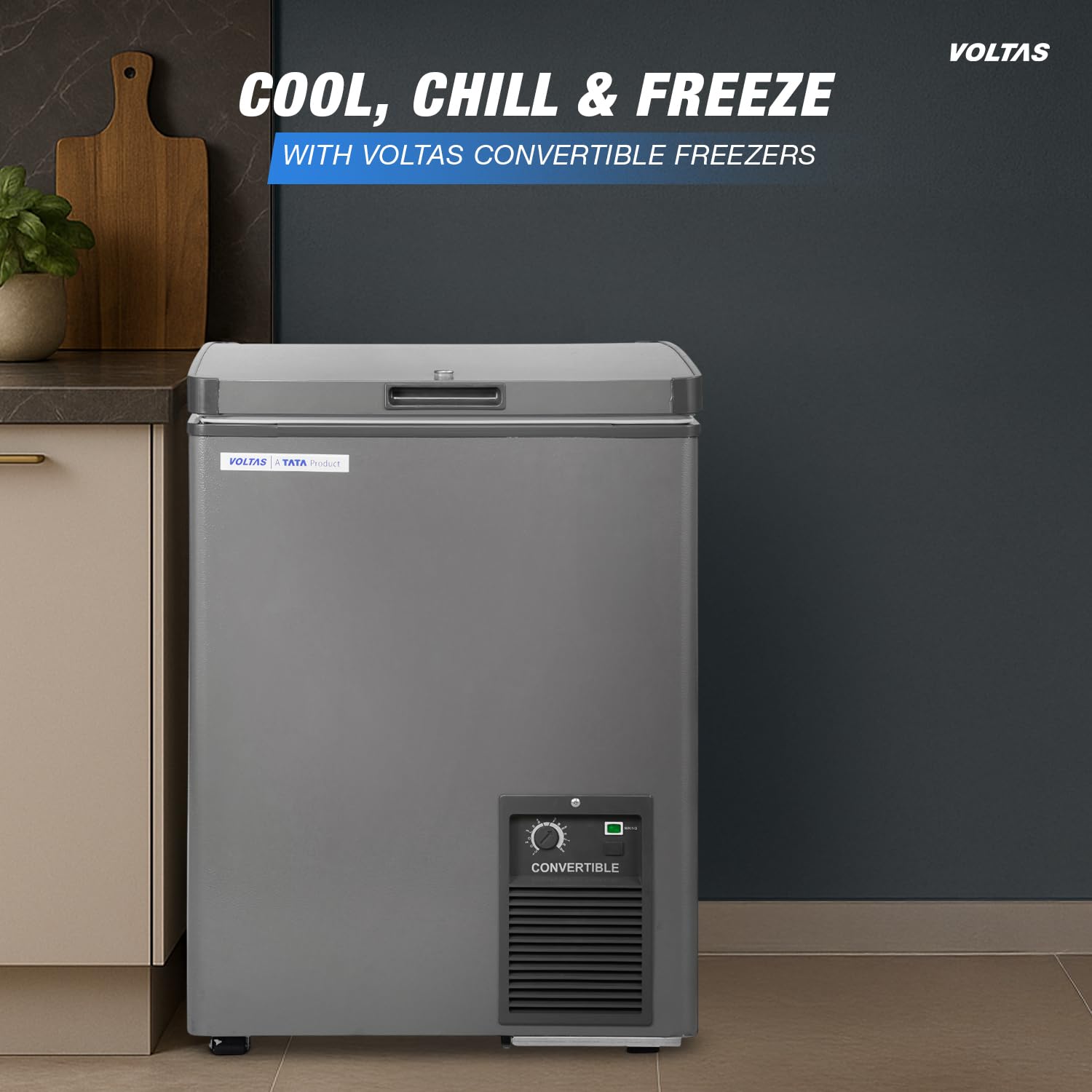 VOLTAS DEEP FREEZER CVF120SA3-P1-GW VOLTAS