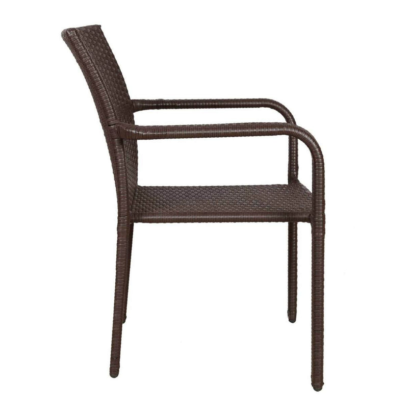 ARENA Outdoor Wicker Rattan Chair (Brown)