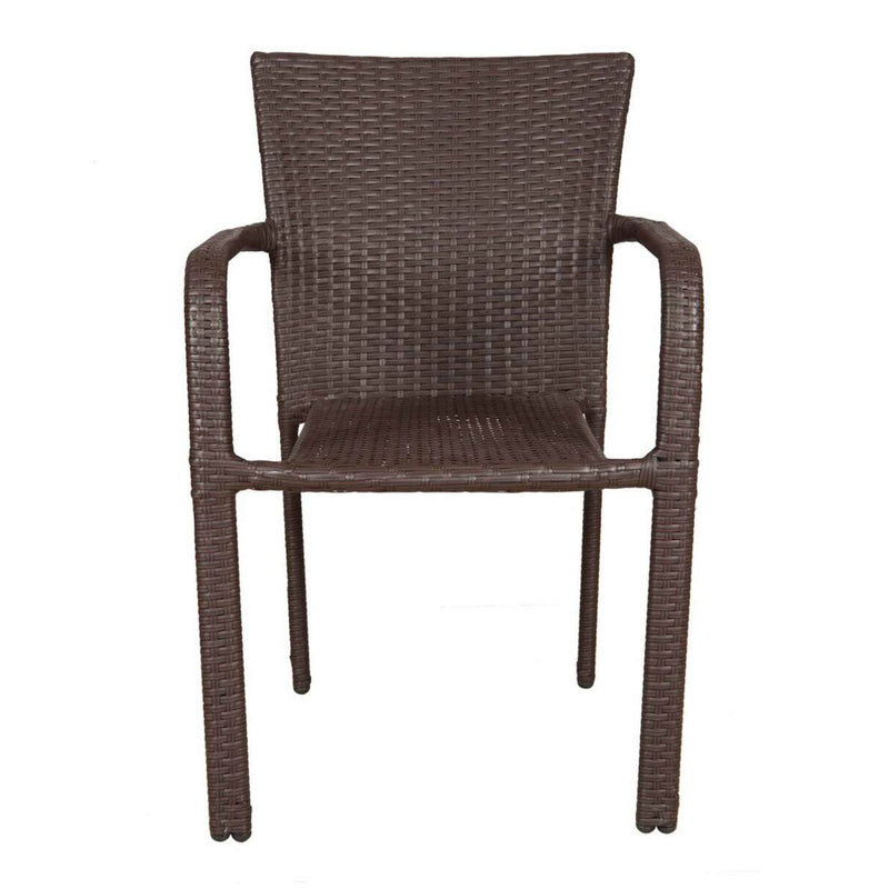 ARENA Outdoor Wicker Rattan Chair (Brown)