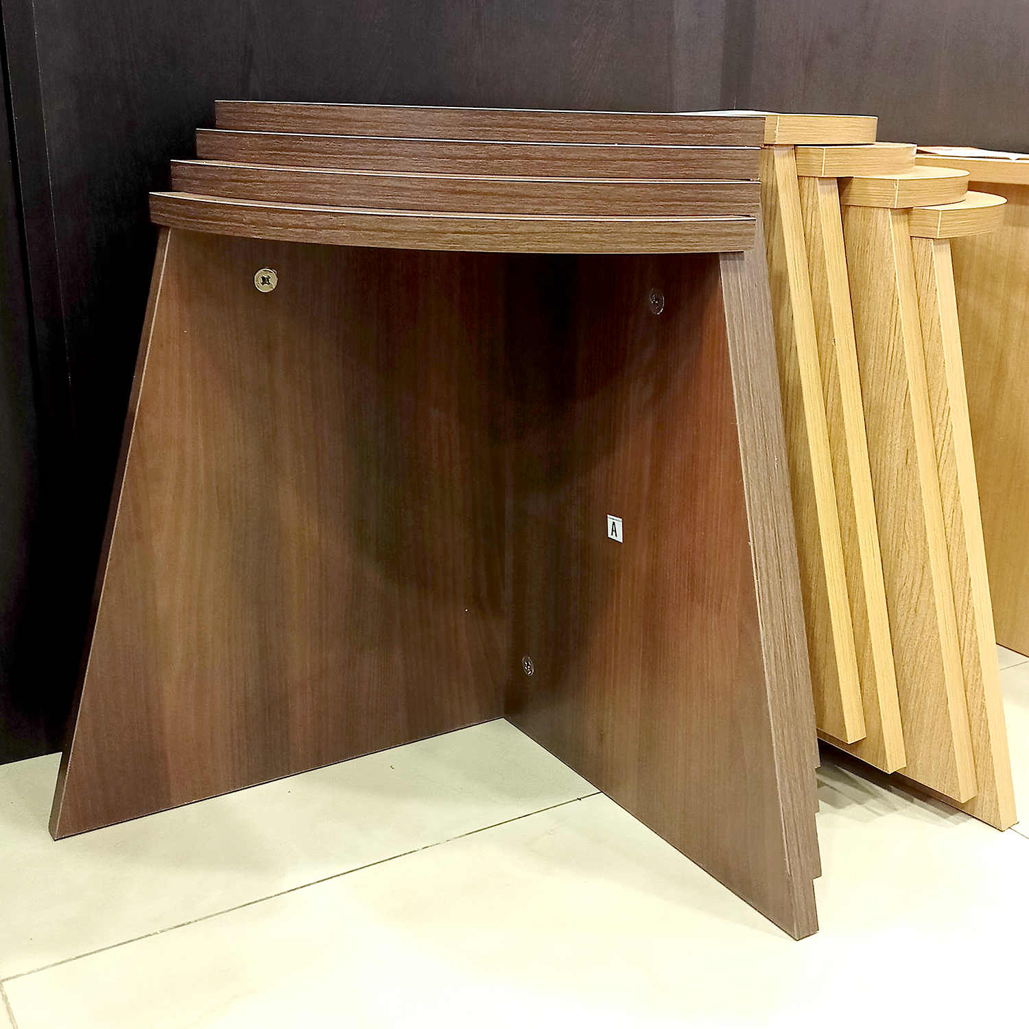 Decostyle DCT104AES Walnut Nest Of Table Arx