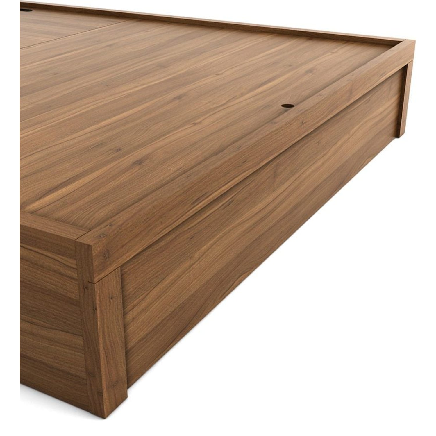 SPACEWOOD Queen Bed Monarch V4 3/4Th Lift On Storage Natural Teak