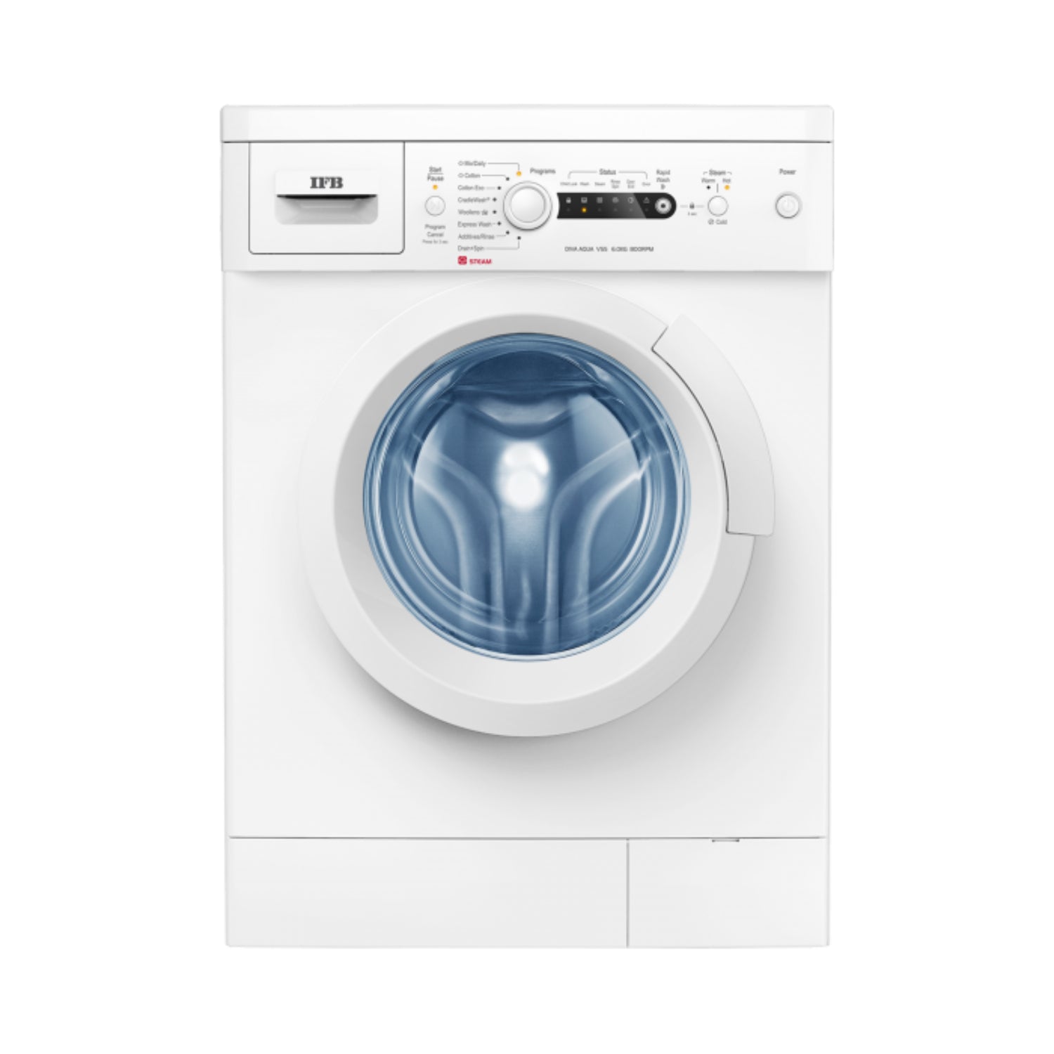 IFB DIVA AQUA VSS 6 Kg | 800 RPM Front Load White Washing Machine