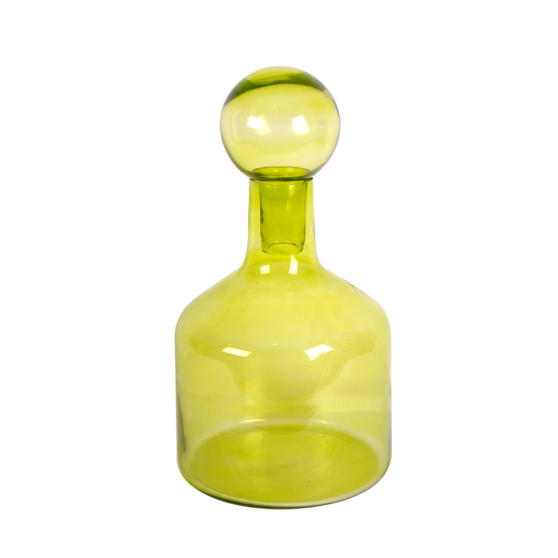 OoNA Glass Ball Bottle Vase Set of 2
