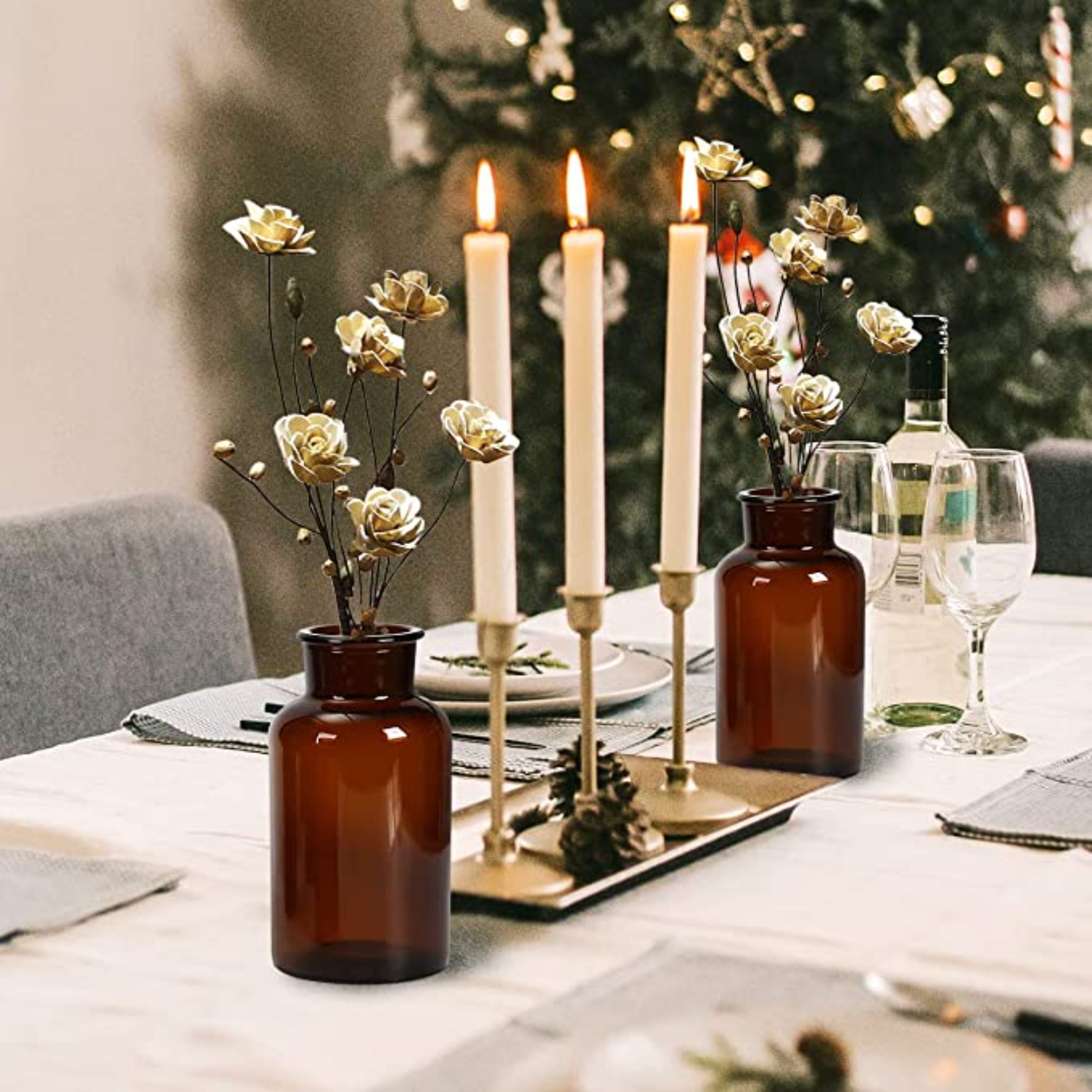 OoNA Glass Barni Vases - Set of 3
