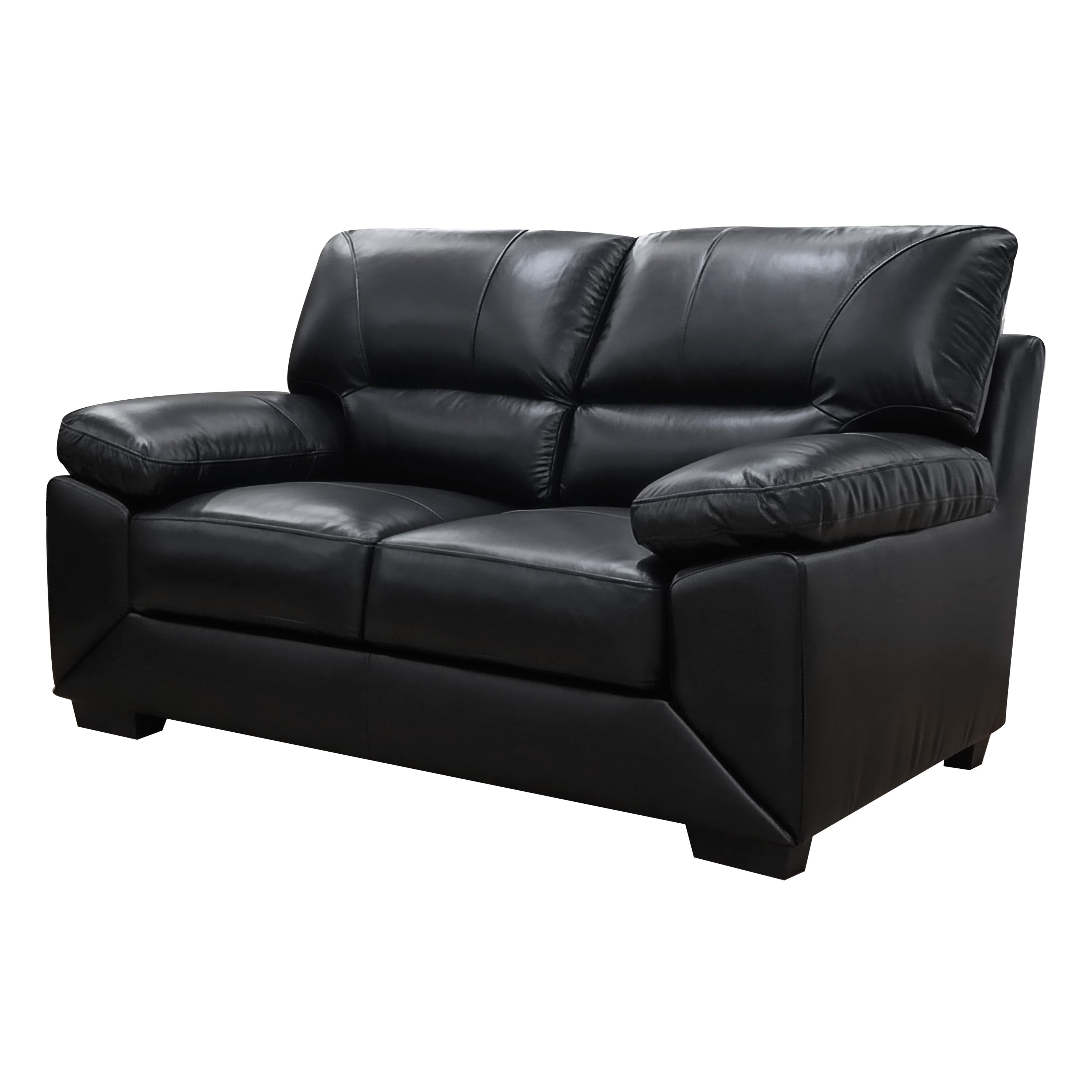 ARENA Maple 2-Seater Black Sofa