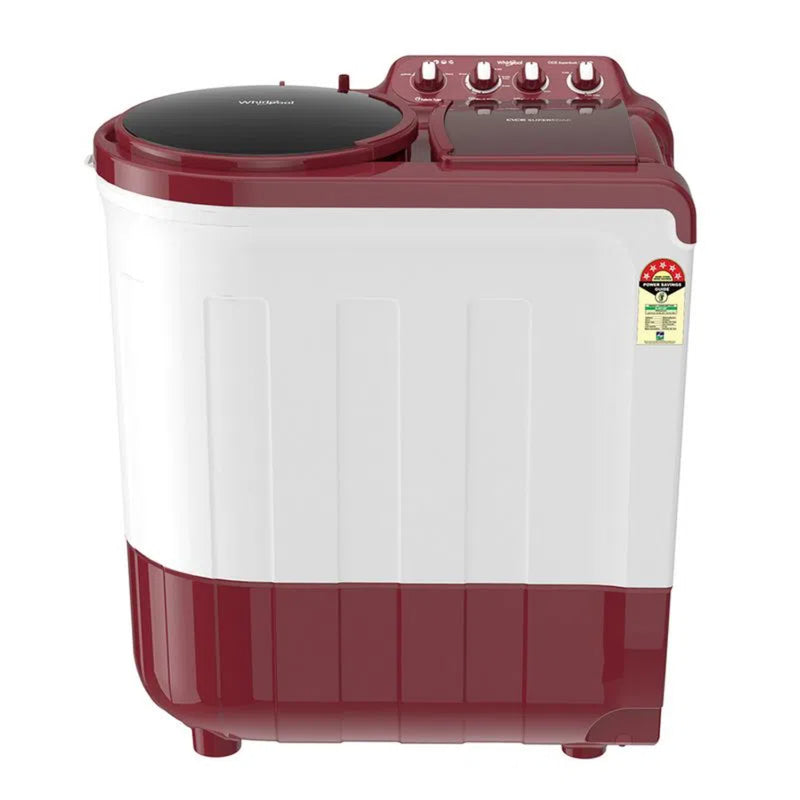 Whirlpool Ace Super Soak Coral Red Semi Automatic 8Kg Top Load Washing Machine