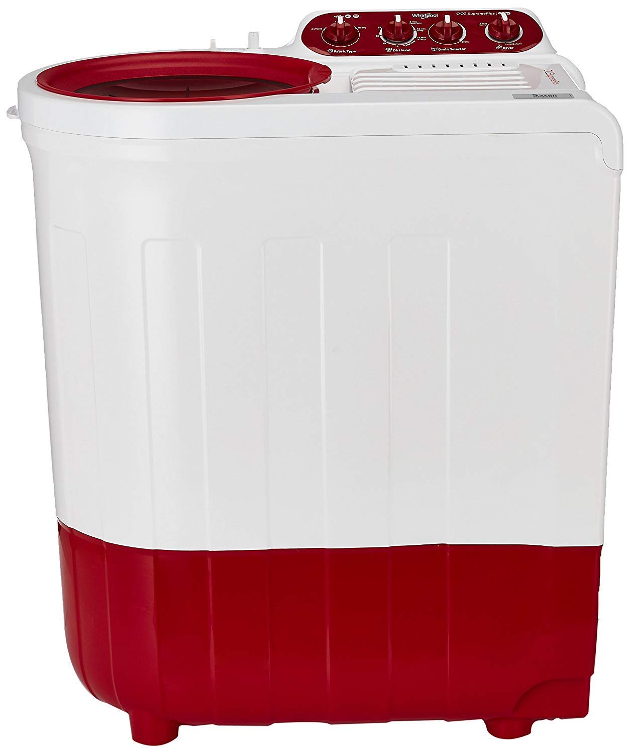 Whirlpool Ace Supreme Plus Coral Red Semi Automatic 7.2kg Top Load Washing Machine Whirlpool