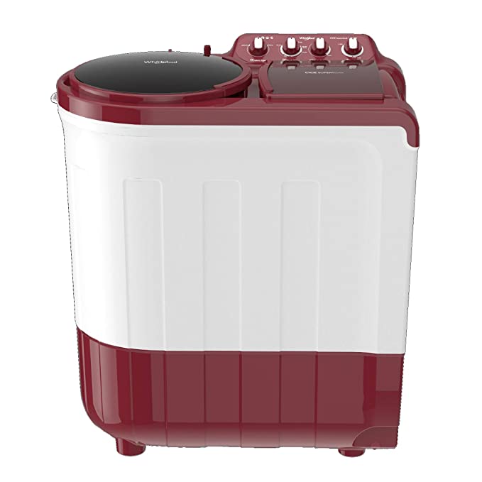 Whirlpool Ace Supersoak Coral Red Semi Automatic 8.5Kg Top Load Washing Machine Whirlpool
