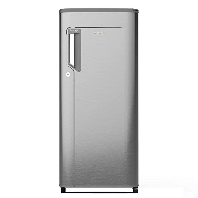 Whirlpool 205IMPC PRM Lumina Stainless Steel Single Door 190L Refrigerator WHIRLPOOL
