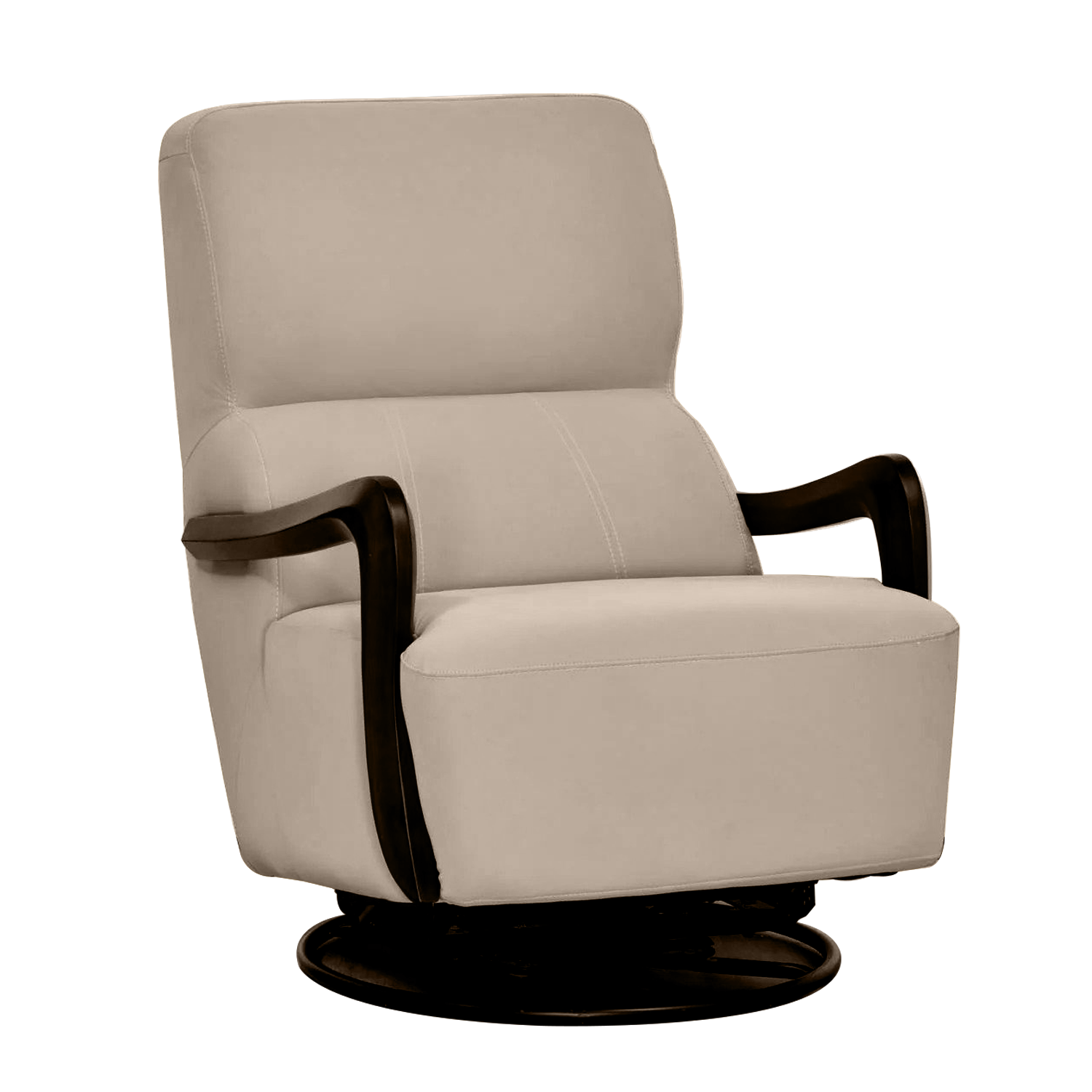 ARENA Lounge Chair Canela Rocking And Revolving Brown/Gold/Green