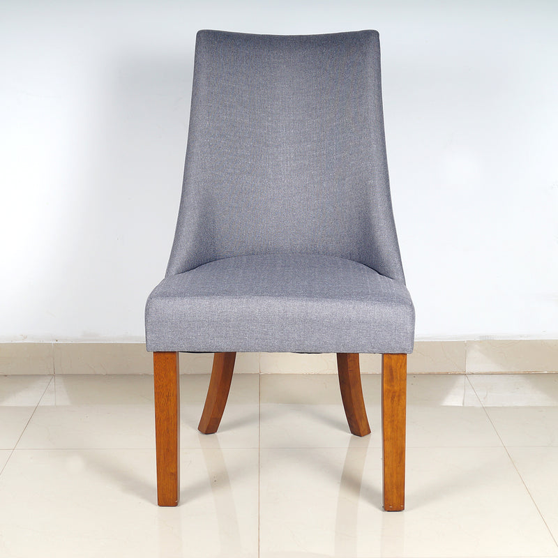 ARENA XENA Dining Chair without buttons Gray Cotton