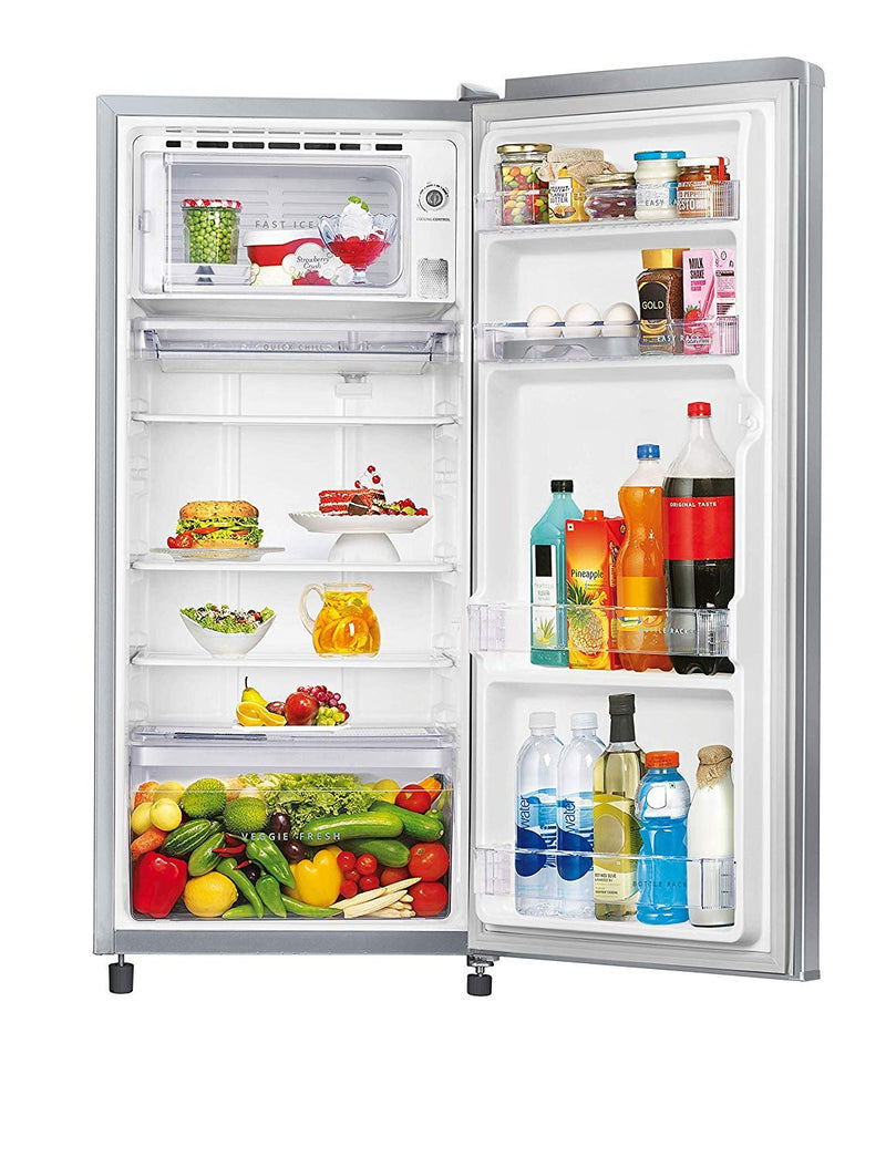 Whirlpool 205IMPC PRM Lumina Stainless Steel Single Door 190L Refrigerator