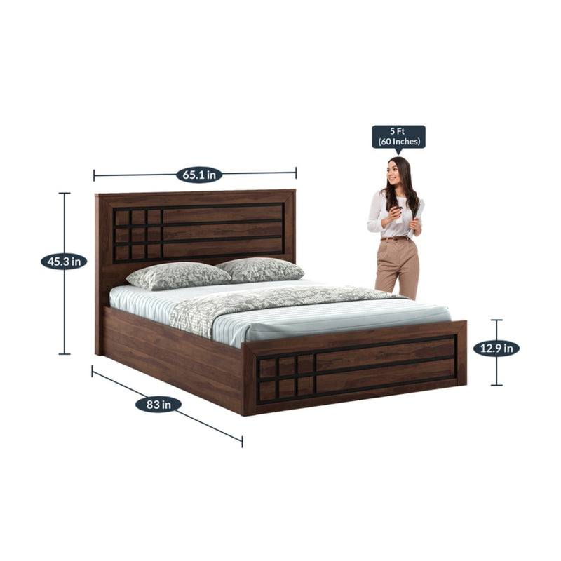 SPACEWOOD Boston Lift On Storage Queen Bed
