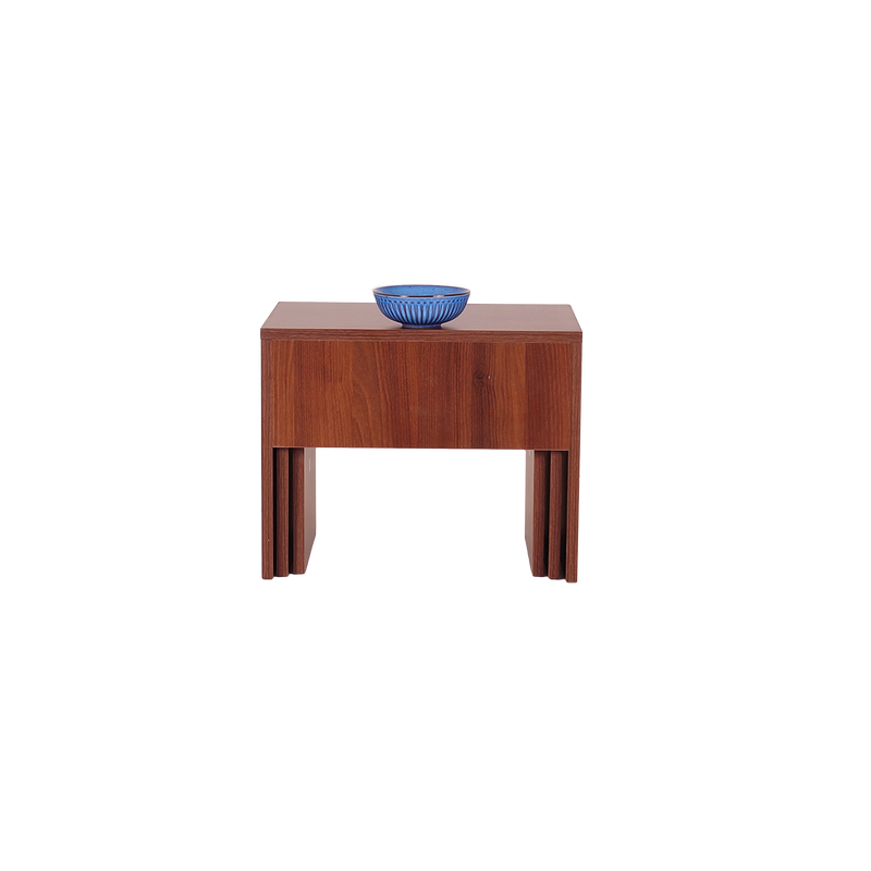 Decostyle DCT103AES Walnut Nest Of Table