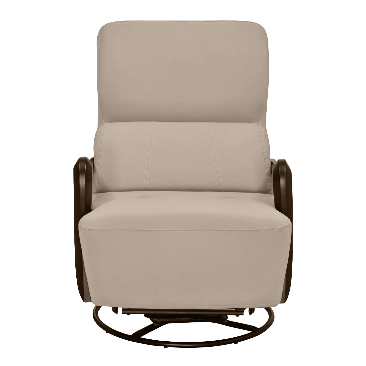 ARENA Lounge Chair Canela Rocking And Revolving Brown/Gold/Green