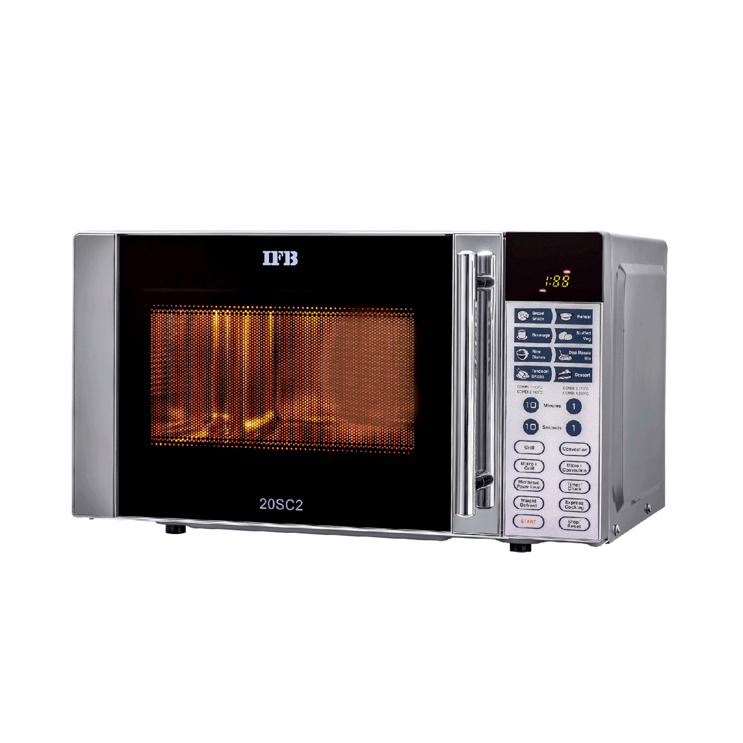 IFB 20SC2 Metal Metallic Silver 20L Microwave Oven