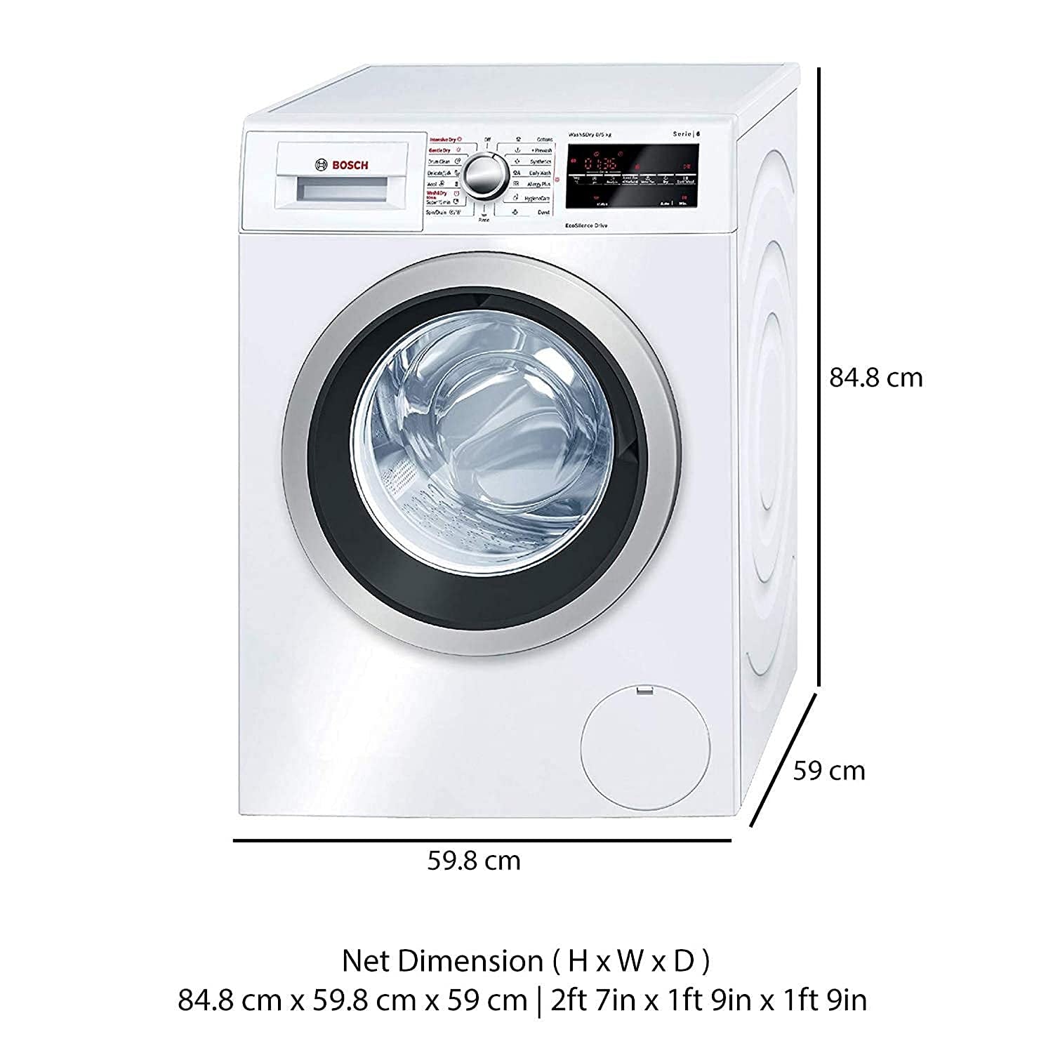 BOSCH WVG30460IN Inverter Washer Dryer 8kg Washing Machine