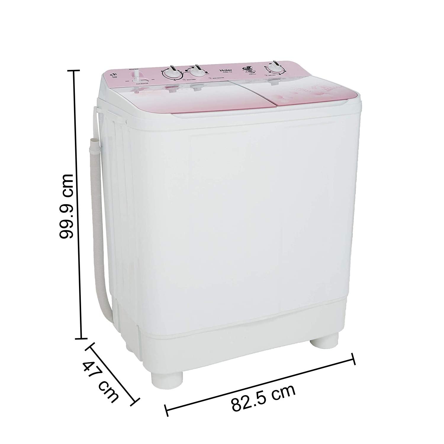 HAIER HTW80-1159 Semi Automatic Top Loaded 8kg Washing Machine