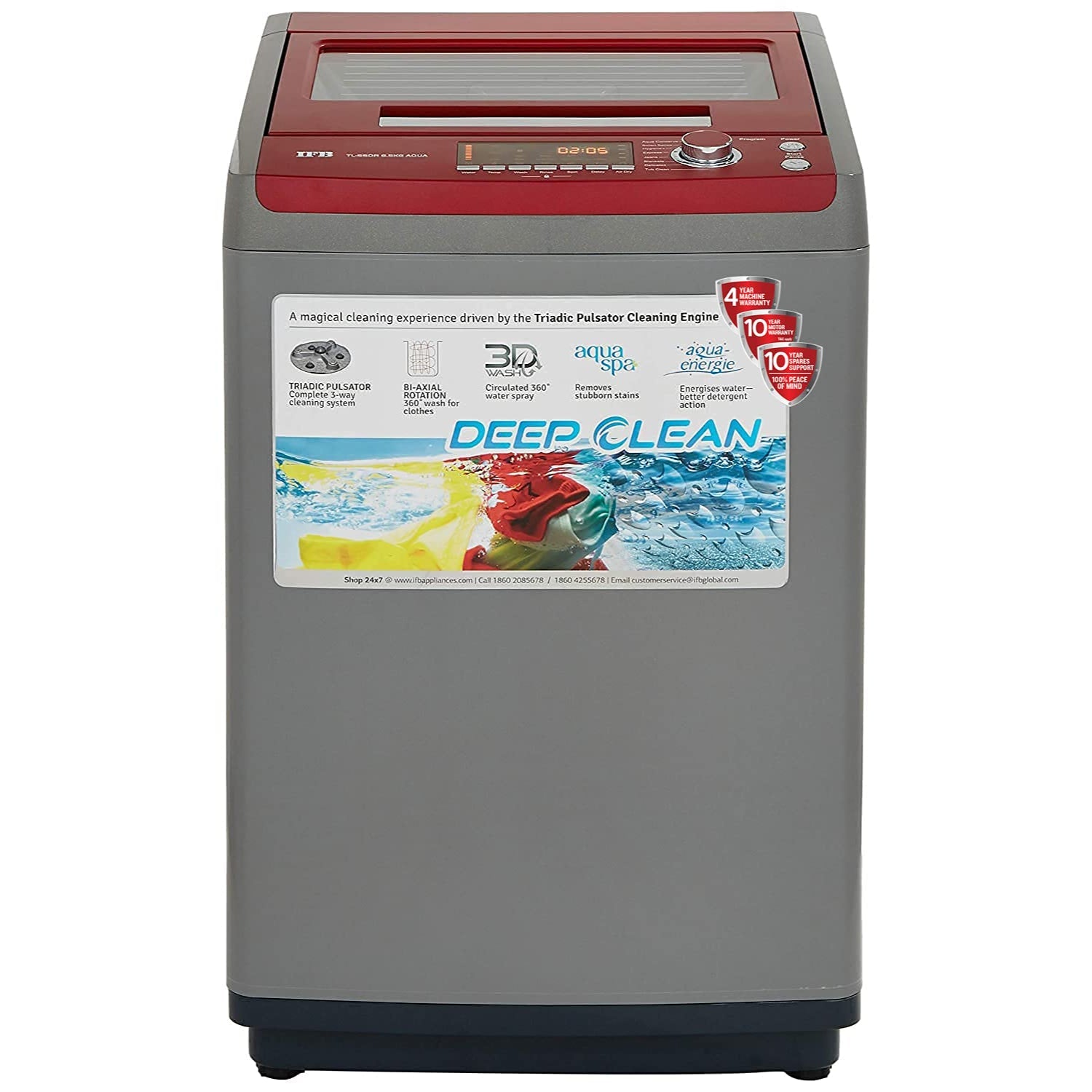 IFB TL65SSDR Fully Automatic Top Load 6.5kg Washing Machine IFB