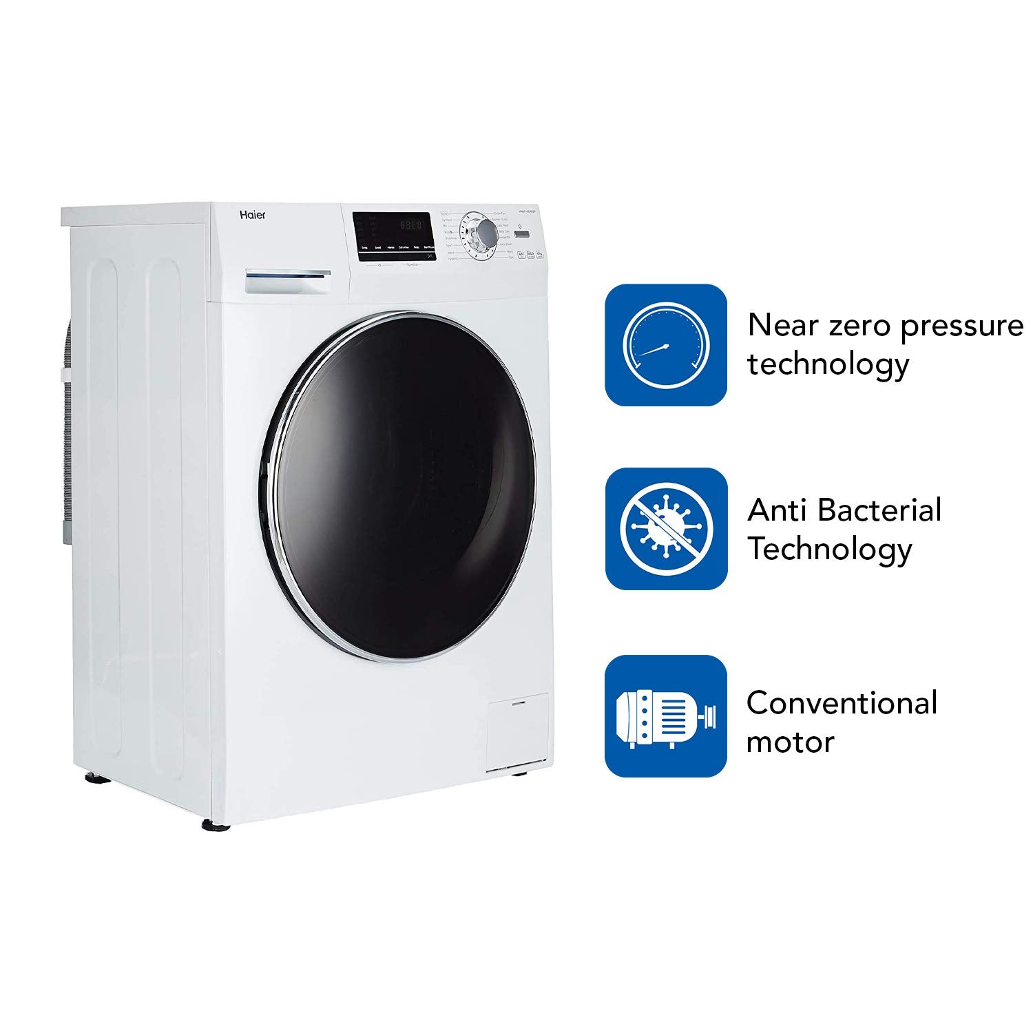 HAIER HW60-10636WNZP Fully Automatic Front Loaded 6kg Washing Machine