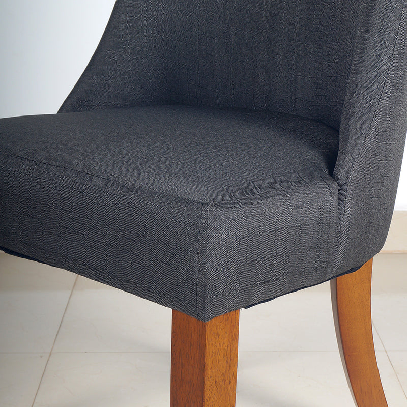 ARENA XENA Dining Chair Dark Grey Without Buttons