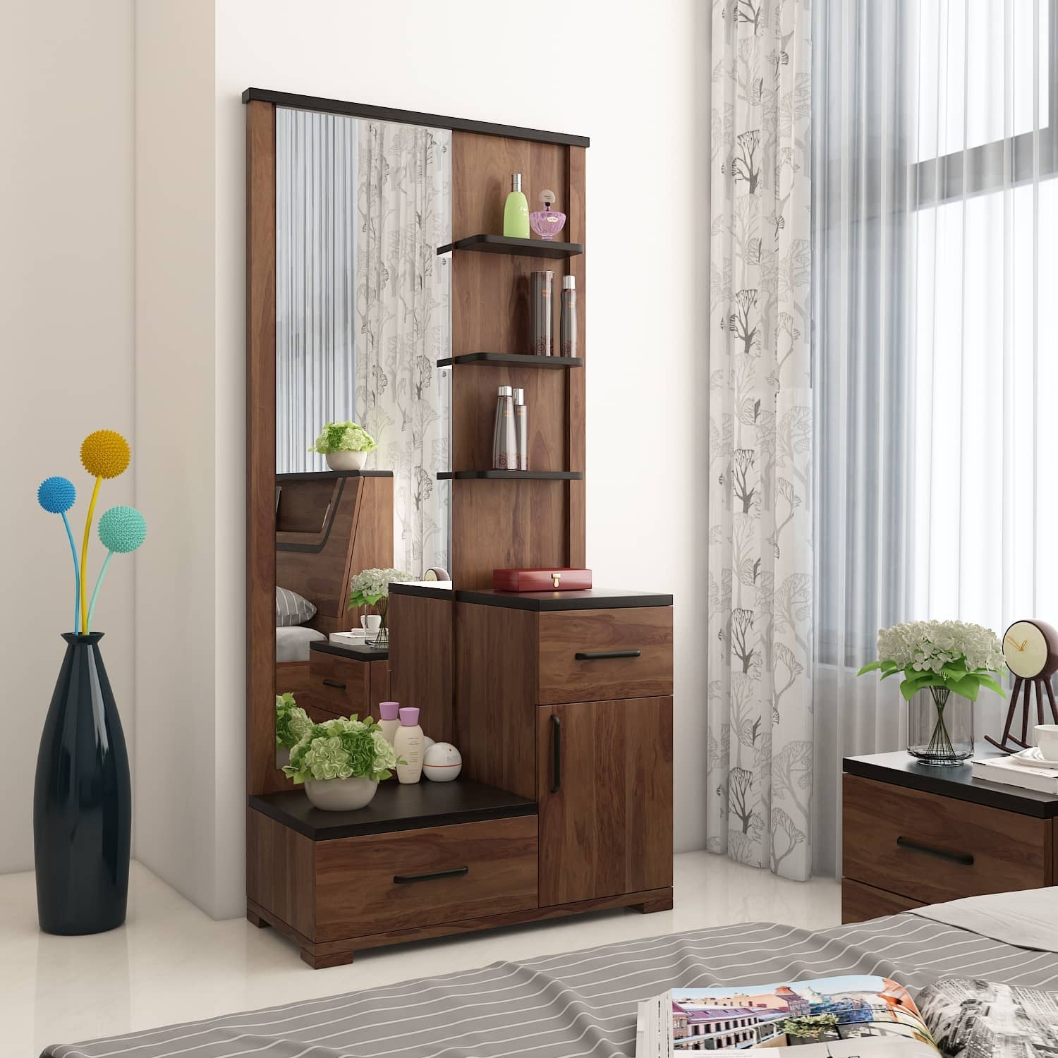 SPACEWOOD Dressing Table Woodland Color Sheesham
