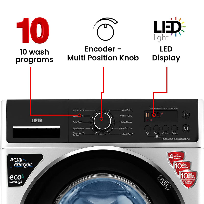 IFB ELENA ZXS Fully Automatic Front Load 6.5Kg Washing Machine